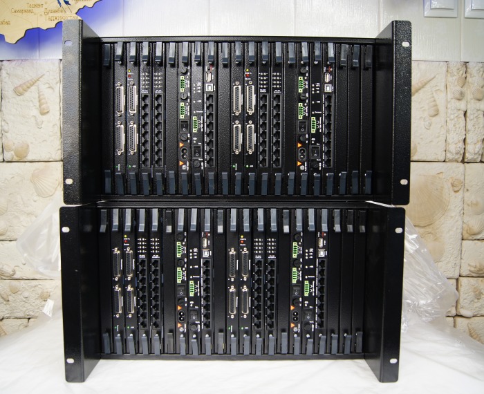 Терминалы "Транспорт-30х4" для 100% резервированной системы связи.