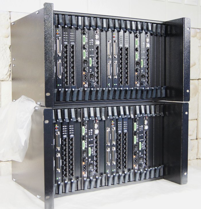 Терминалы "Транспорт-30х4" для 100% резервированной системы связи.