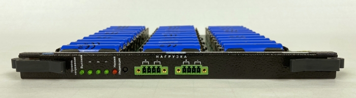 Аккумуляторная батарея 48В РТК.21.76. Передняя панель.