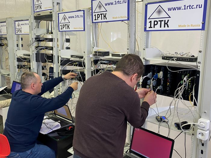 1 и 2 пункты связи в учебном классе 1РТК