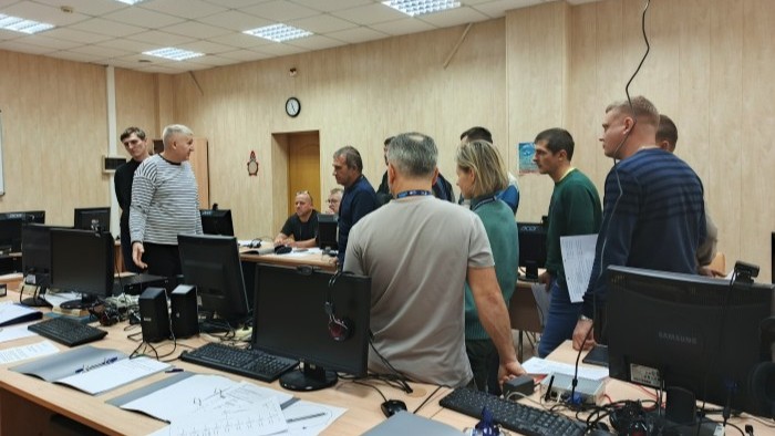 Практическое обучение инженеров связи Самарского ЦОВД «Аэронавигации Центральной Волги»