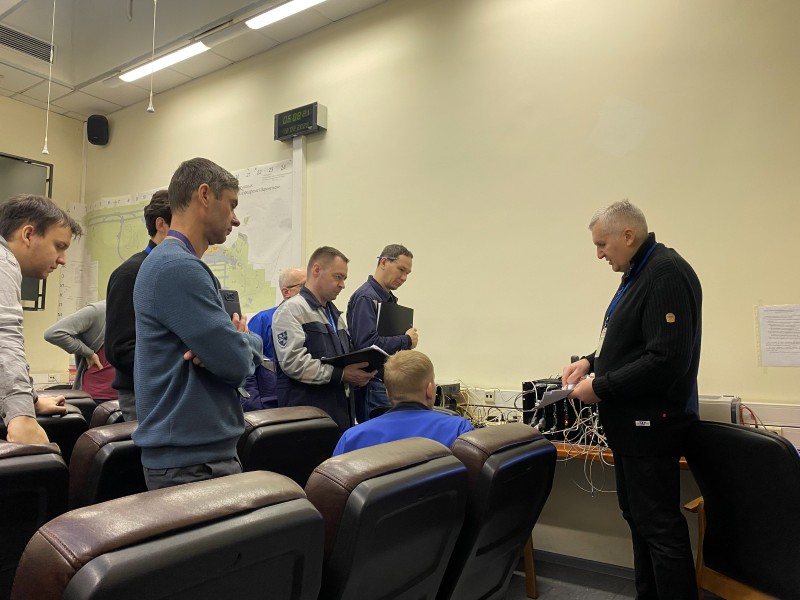 Обучение инженеров связи Шереметьевского центра ОВД