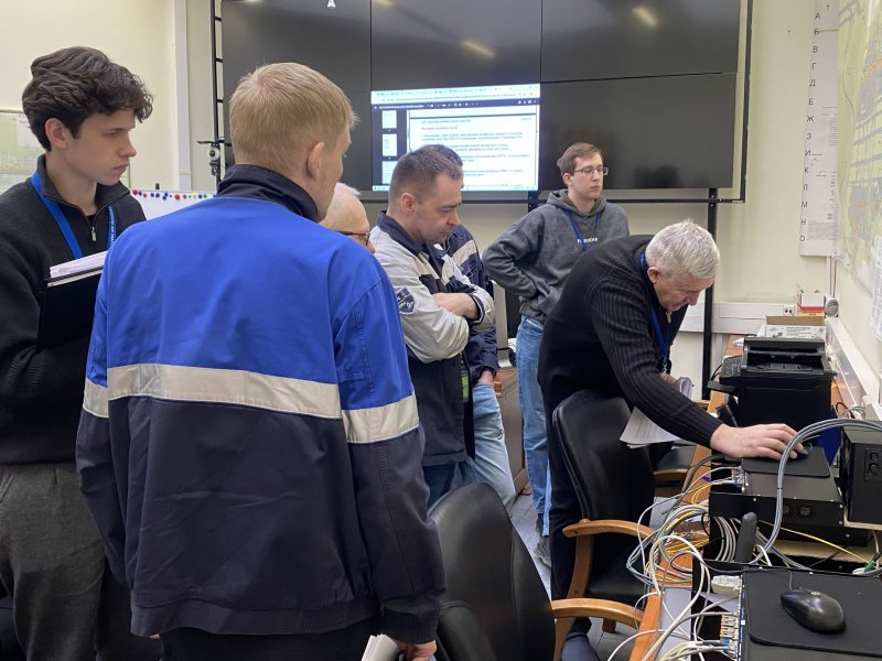 Обучение инженеров связи Шереметьевского центра ОВД