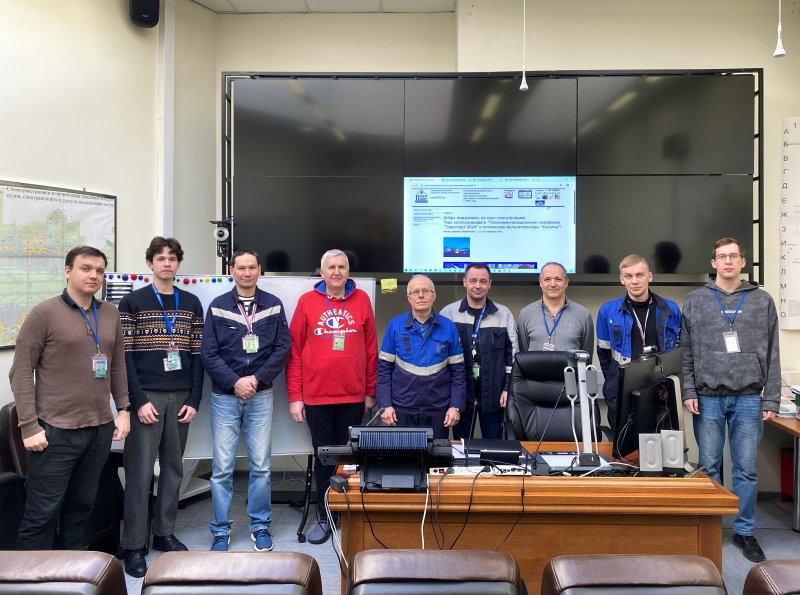 Обучение инженеров связи Шереметьевского центра ОВД