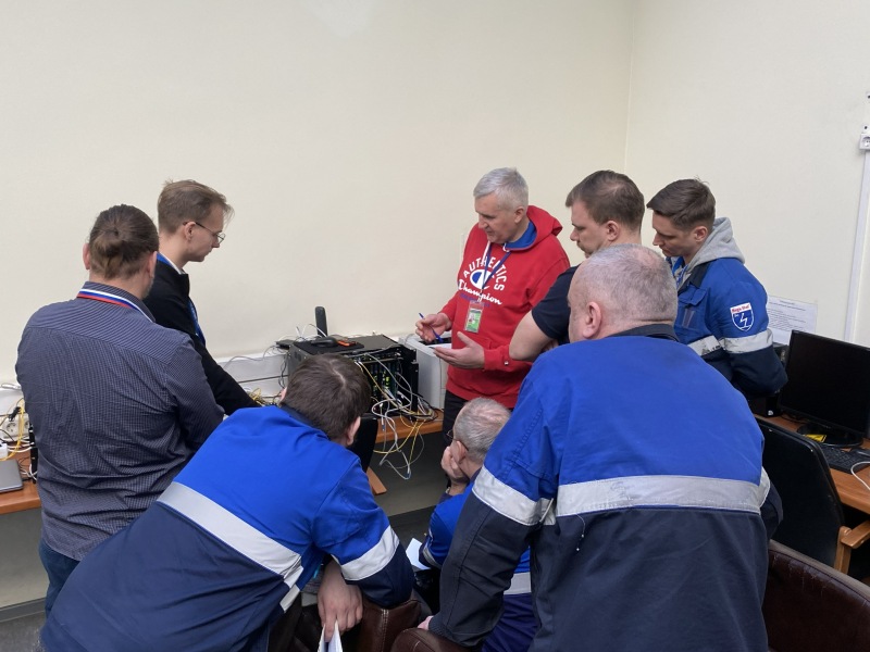 Обучение инженеров связи Шереметьевского центра ОВД