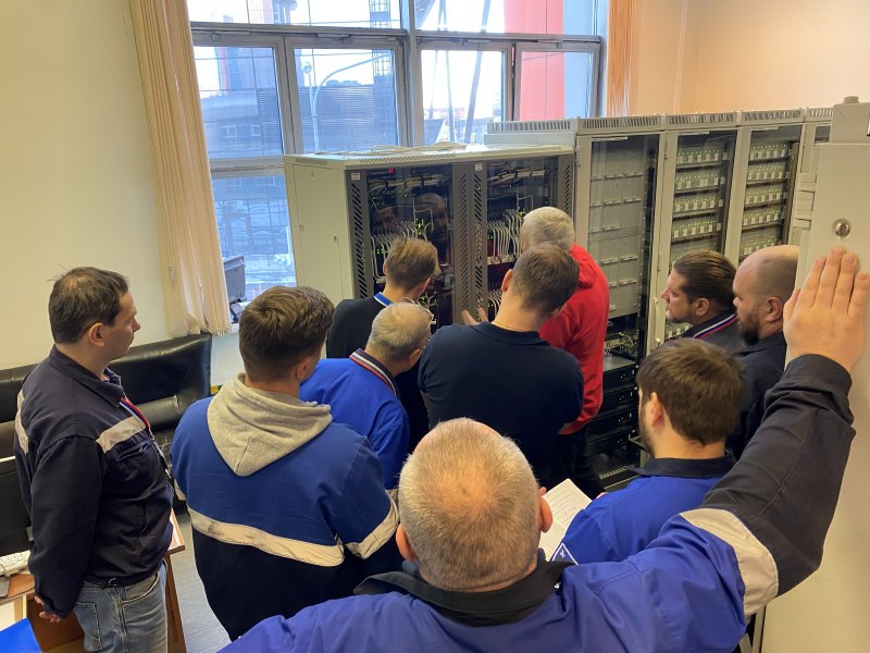 Обучение инженеров связи Шереметьевского центра ОВД